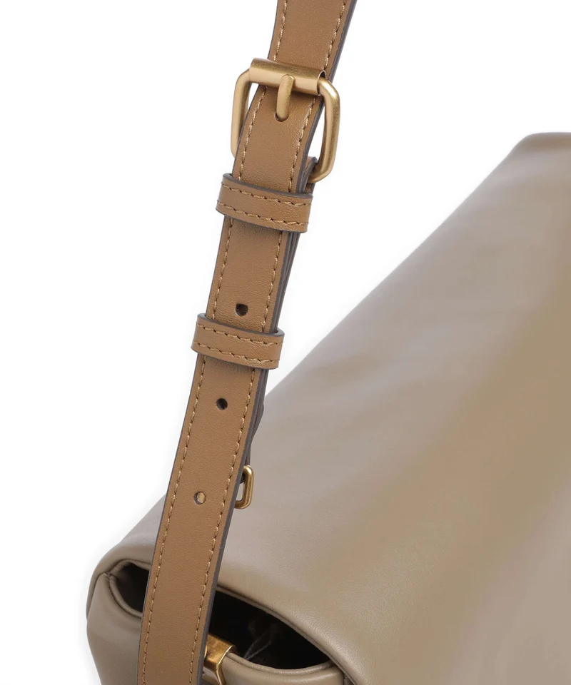 Pinko Click Soft Horizontal Sac porté épaule marrone/caramella/antique gold