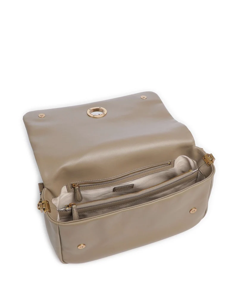 Pinko Click Soft Horizontal Sac porté épaule marrone/caramella/antique gold