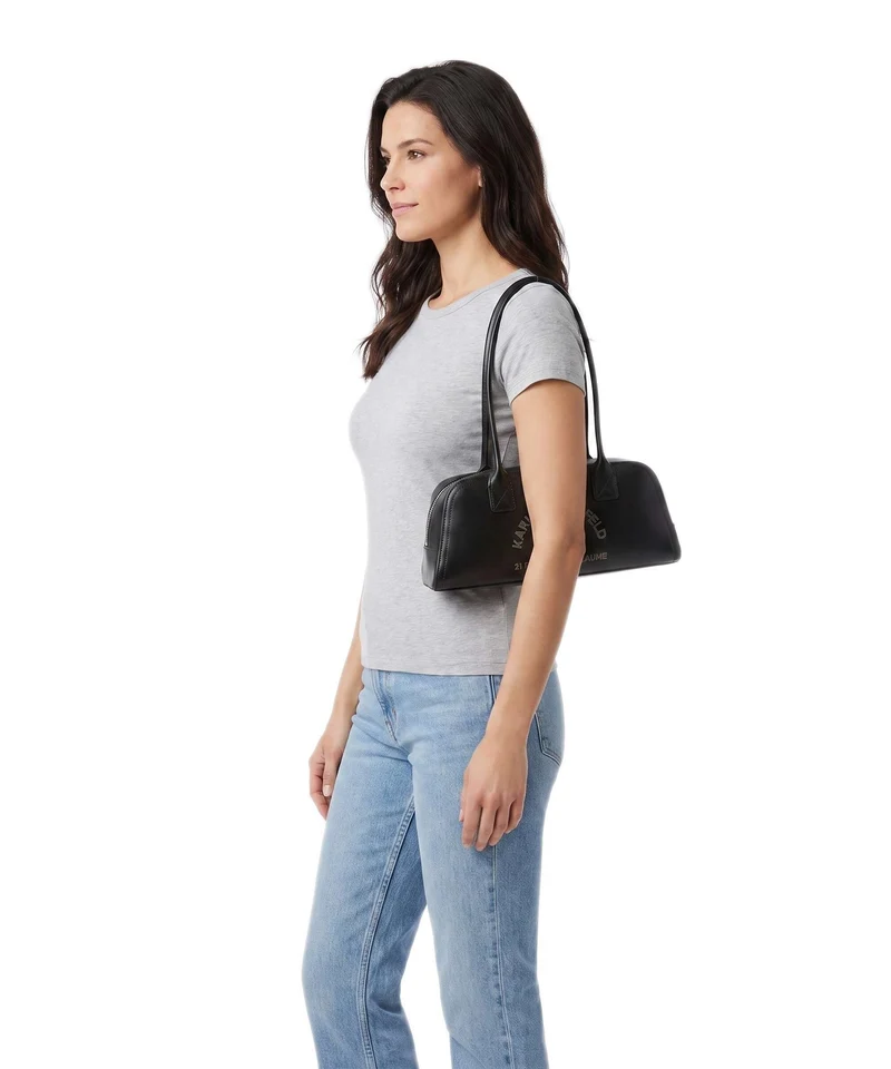 Karl Lagerfeld K/Daily Small Sac porté épaule black nickel
