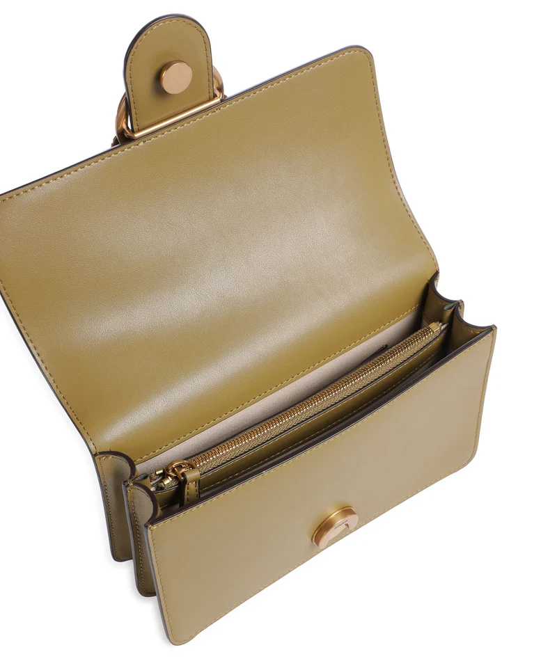 Pinko Love One Mini Sac bandoulière verde canguro/antique gold