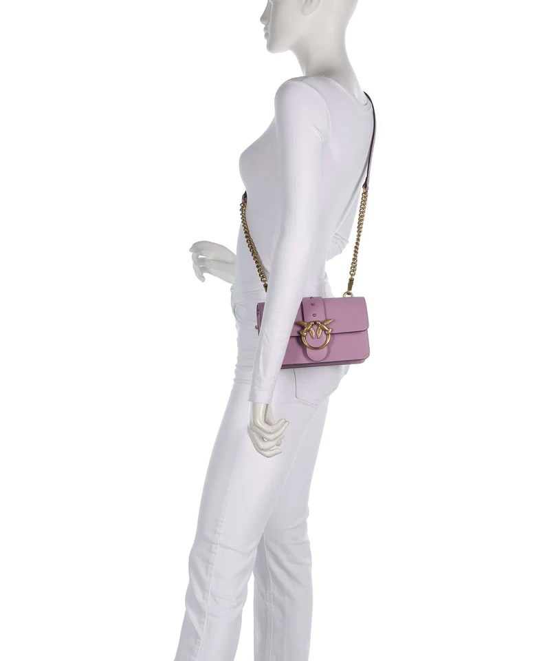 Pinko Love One Mini Sac bandoulière lilla/antique gold
