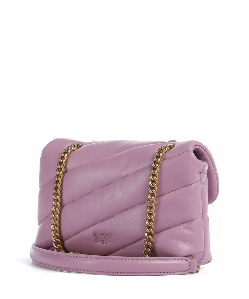 Pinko Love Puff Baby Sac porté épaule lilla/antique gold