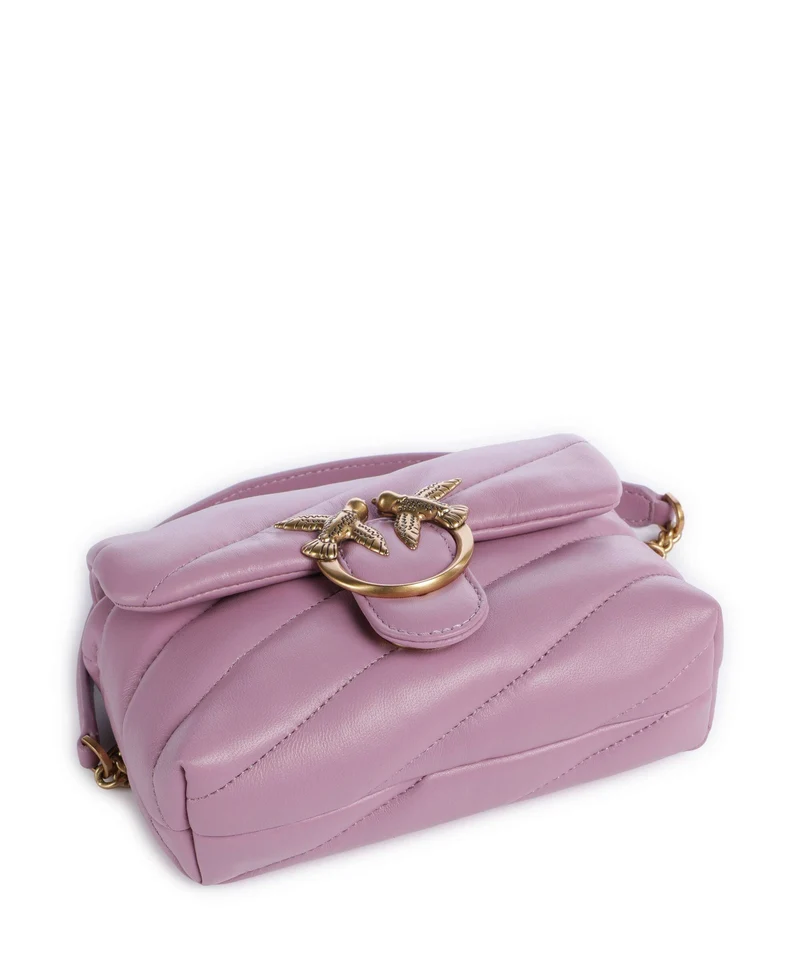 Pinko Love Puff Baby Sac porté épaule lilla/antique gold