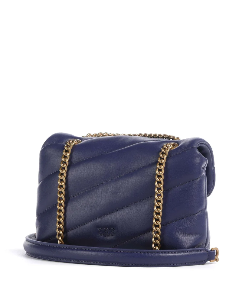 Pinko Love Puff Baby Sac porté épaule viola/antique gold