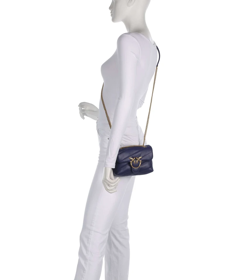 Pinko Love Puff Baby Sac porté épaule viola/antique gold