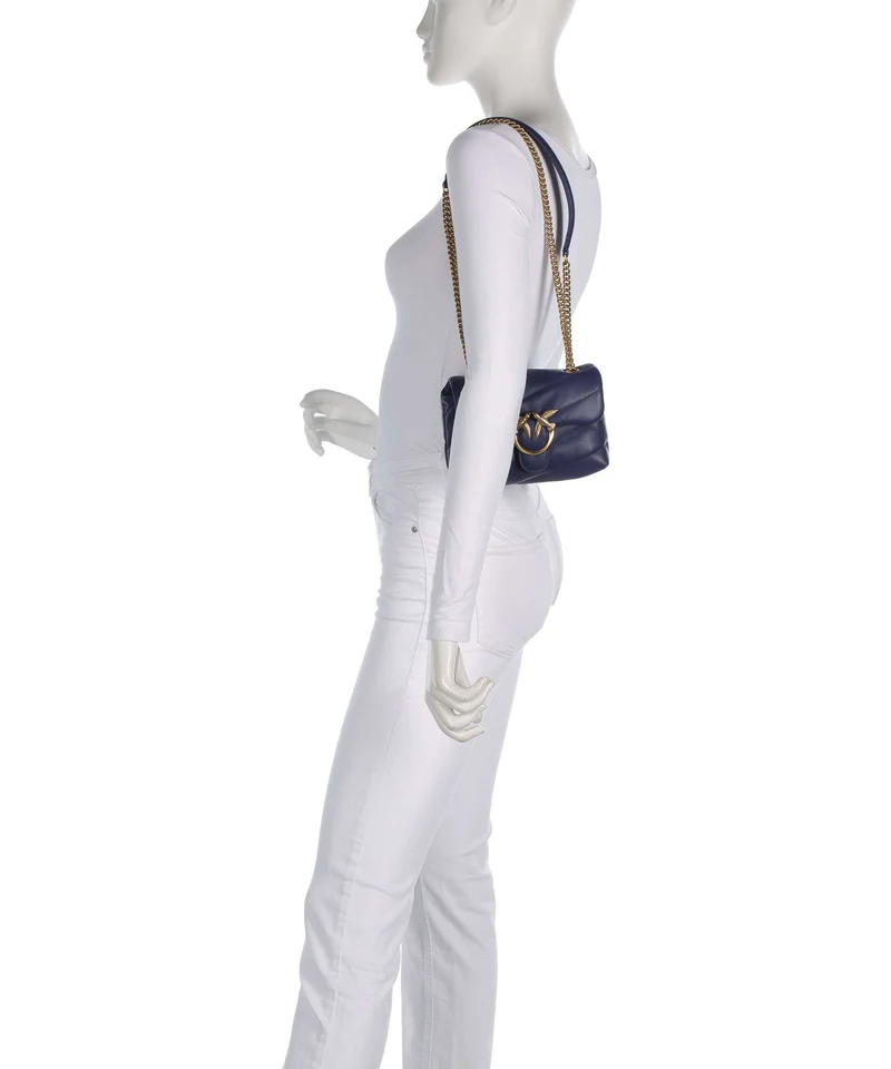 Pinko Love Puff Baby Sac porté épaule viola/antique gold