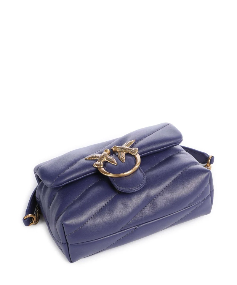 Pinko Love Puff Baby Sac porté épaule viola/antique gold