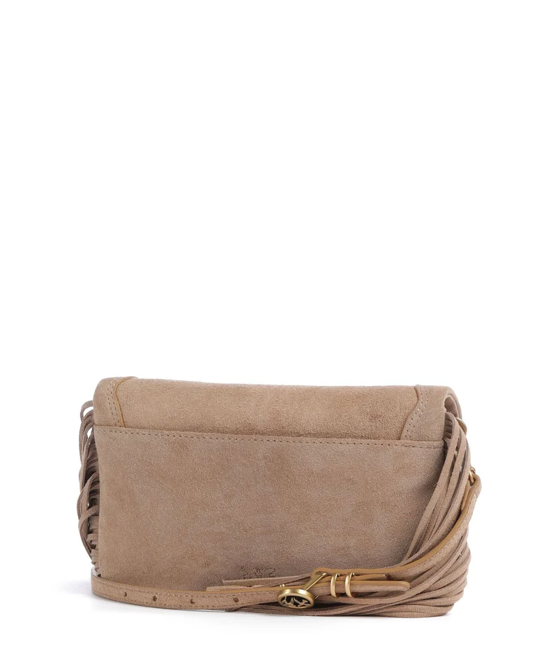Pinko Love Click Soft Horizontal Mini Sac bandoulière beige/scoiattolo/antique gold
