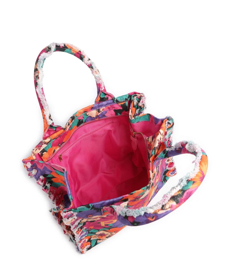 Pinko Beach Sac à main fuxia/multicolor/antique gold
