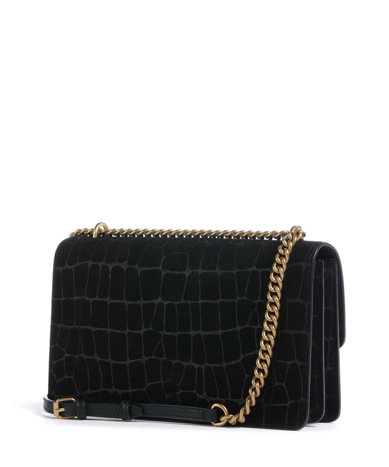 Pinko Love One Classic Sac porté épaule nero/antique gold