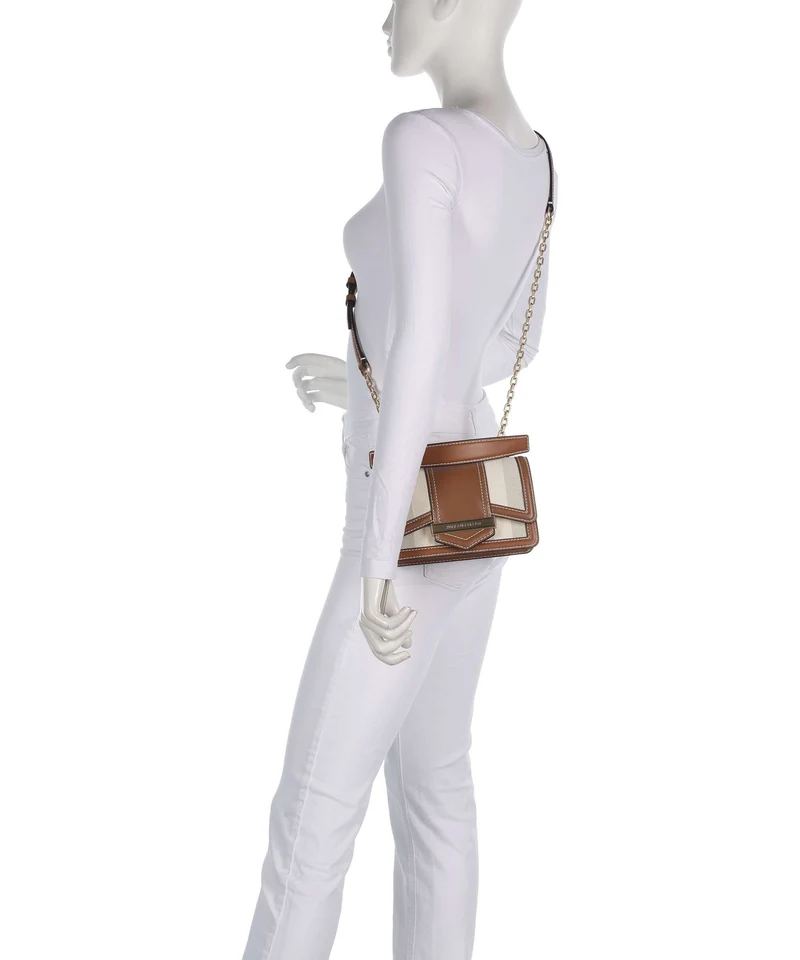 Karl Lagerfeld K/Nova Small Sac bandoulière natural canvas/tan