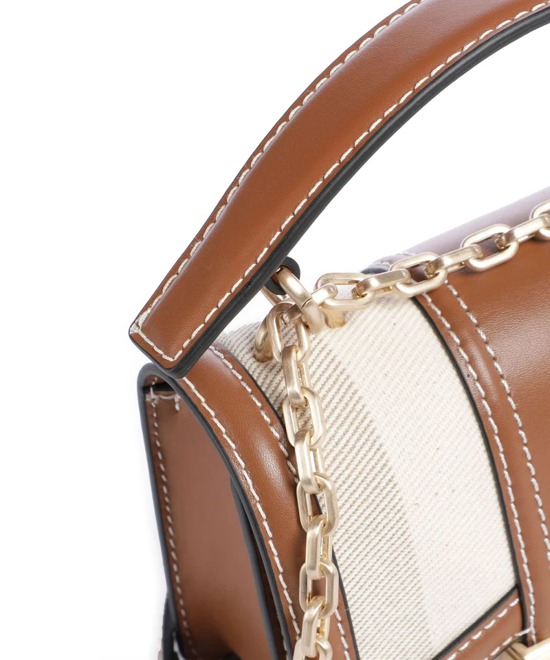 Karl Lagerfeld K/Nova Small Sac bandoulière natural canvas/tan