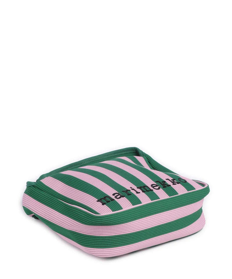 Marimekko Knitted Merirosvo Sac porté épaule pink/dark green