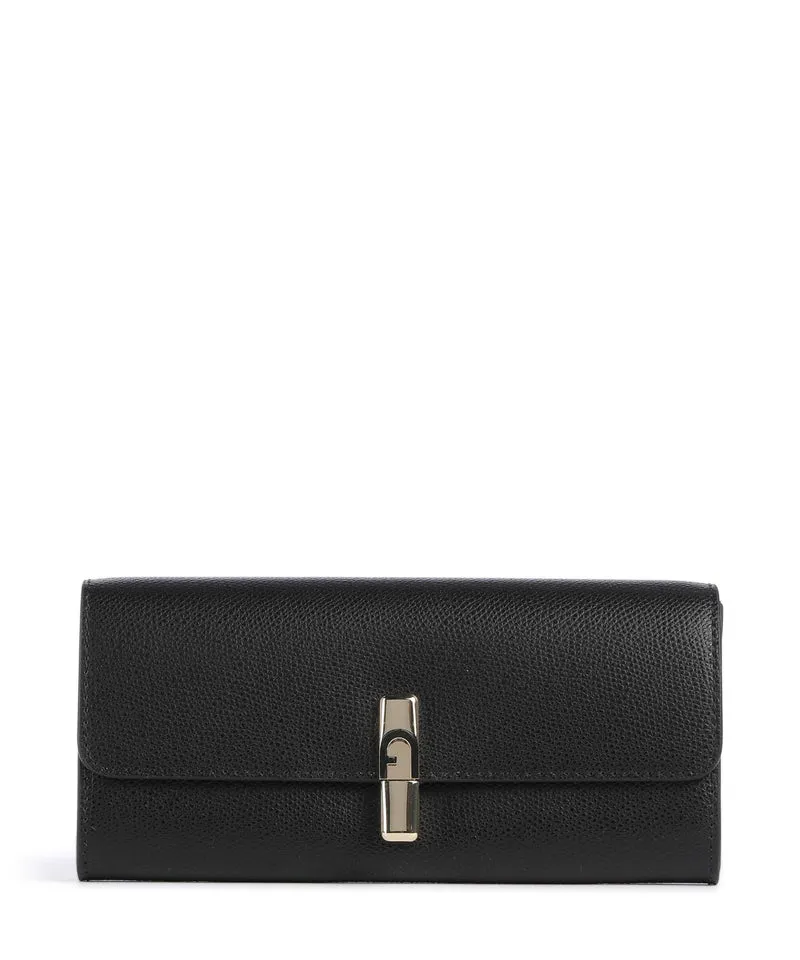 Furla Iride Continental Portefeuille nero