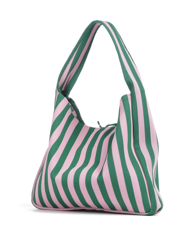 Marimekko Knitted Merirosvo Sac fourre-tout pink/dark green