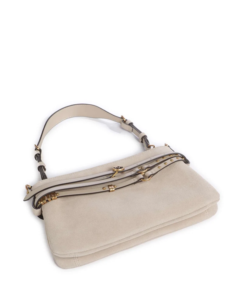 Pinko Belt Mini Sac porté épaule beige/grigio fumo/antique gold