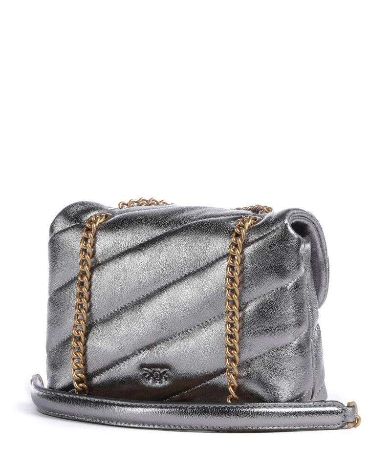 Pinko Love Puff Baby Sac porté épaule antracite/antique gold