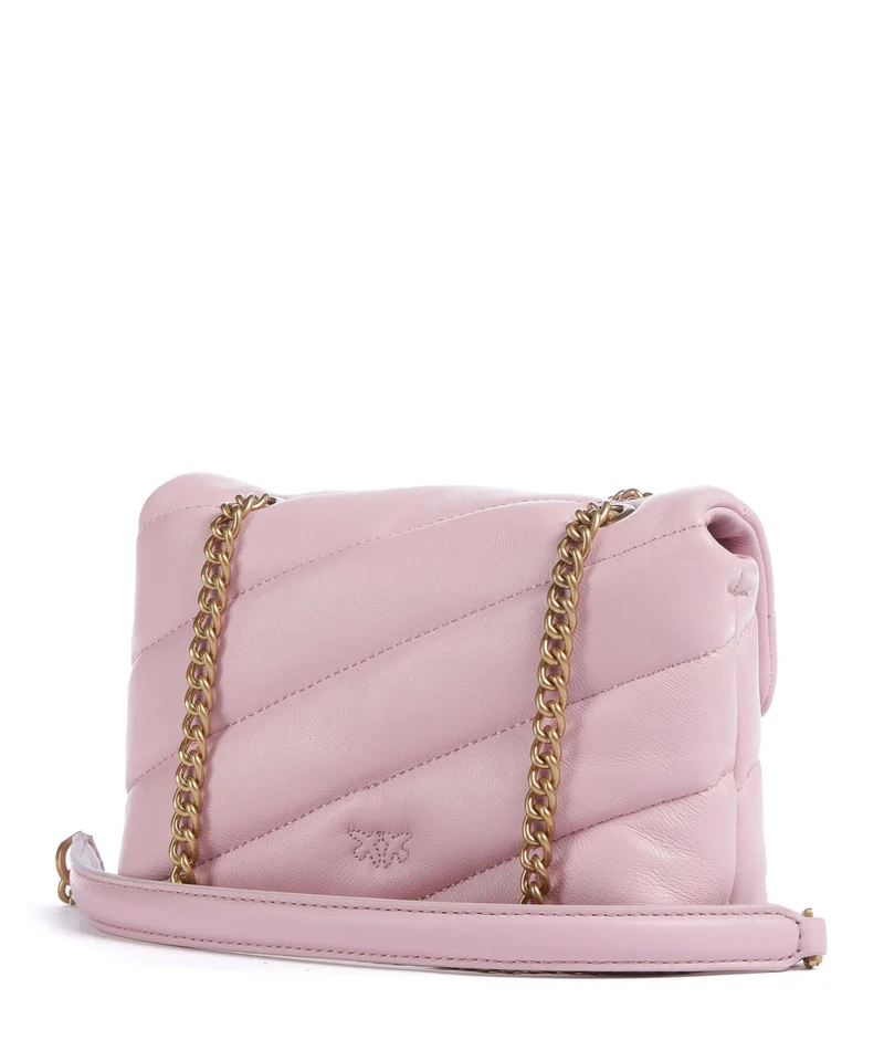 Pinko Love Puff Baby Sac porté épaule rosa chiaro/antique gold