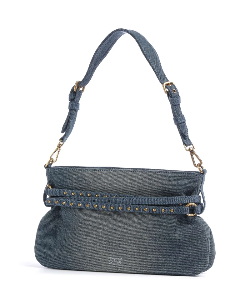 Pinko Belt Mini Sac porté épaule lavaggio medio/antique gold