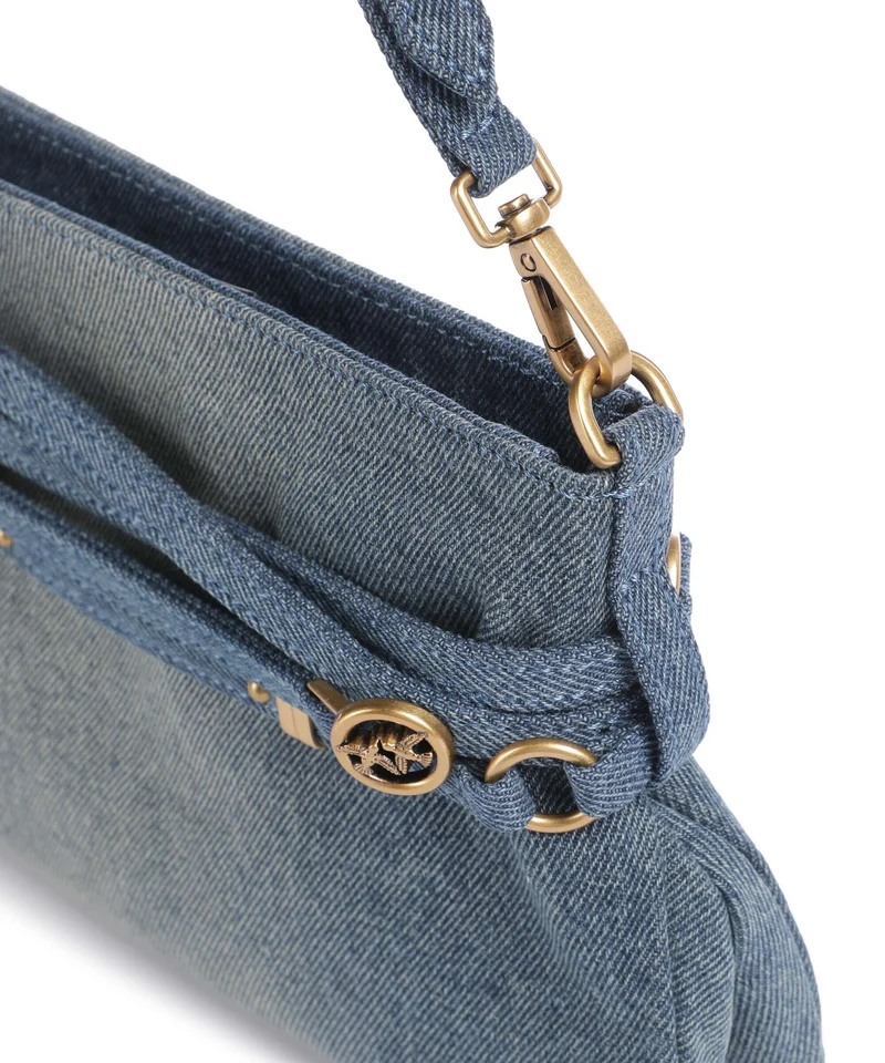 Pinko Belt Mini Sac porté épaule lavaggio medio/antique gold