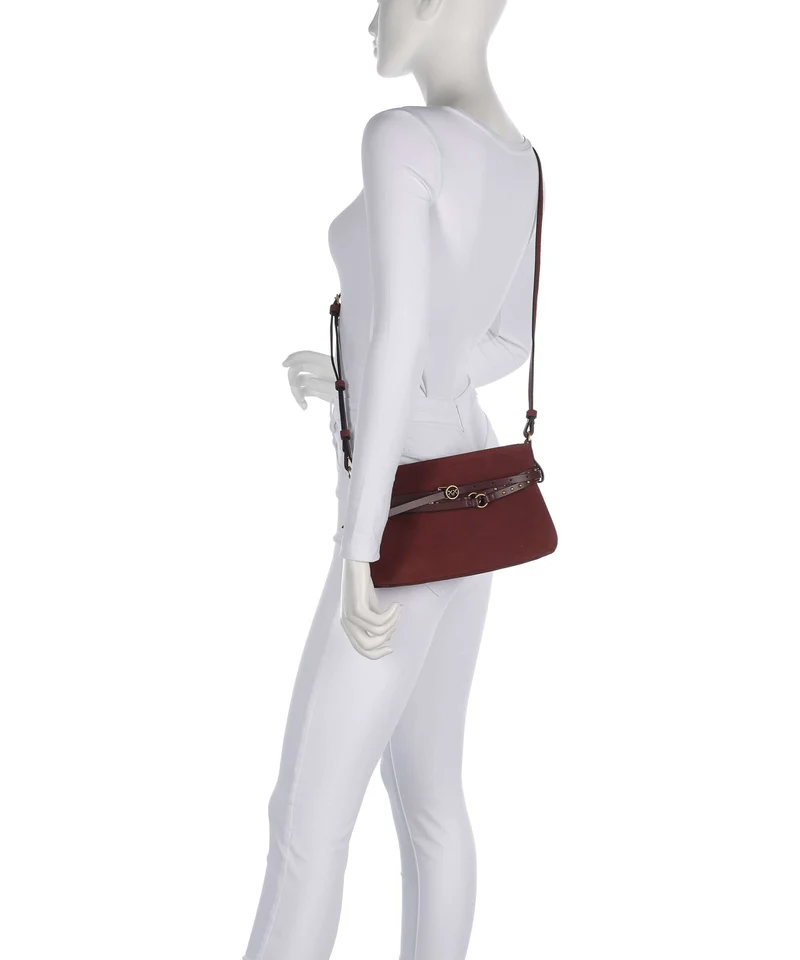 Pinko Belt Mini Sac porté épaule burgundy wine/antique gold