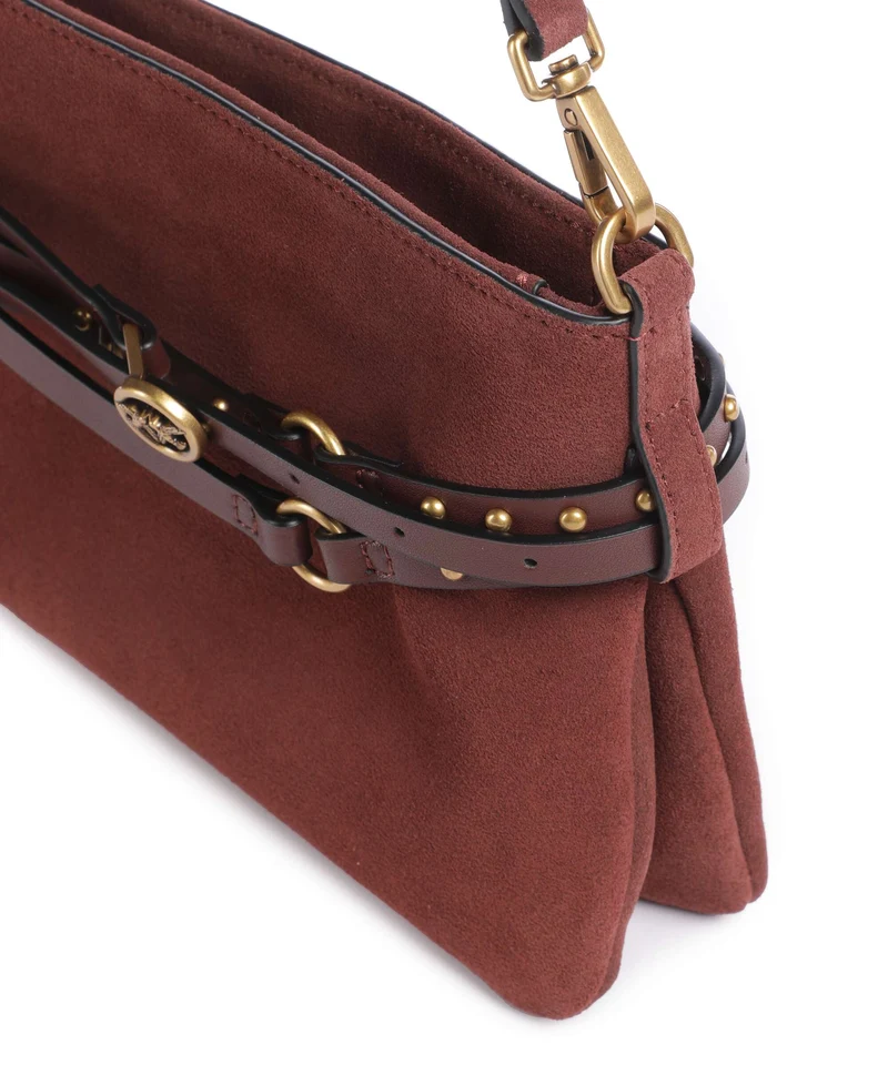 Pinko Belt Mini Sac porté épaule burgundy wine/antique gold