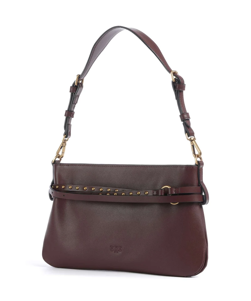Pinko Belt Mini Sac porté épaule burgundy wine/antique gold