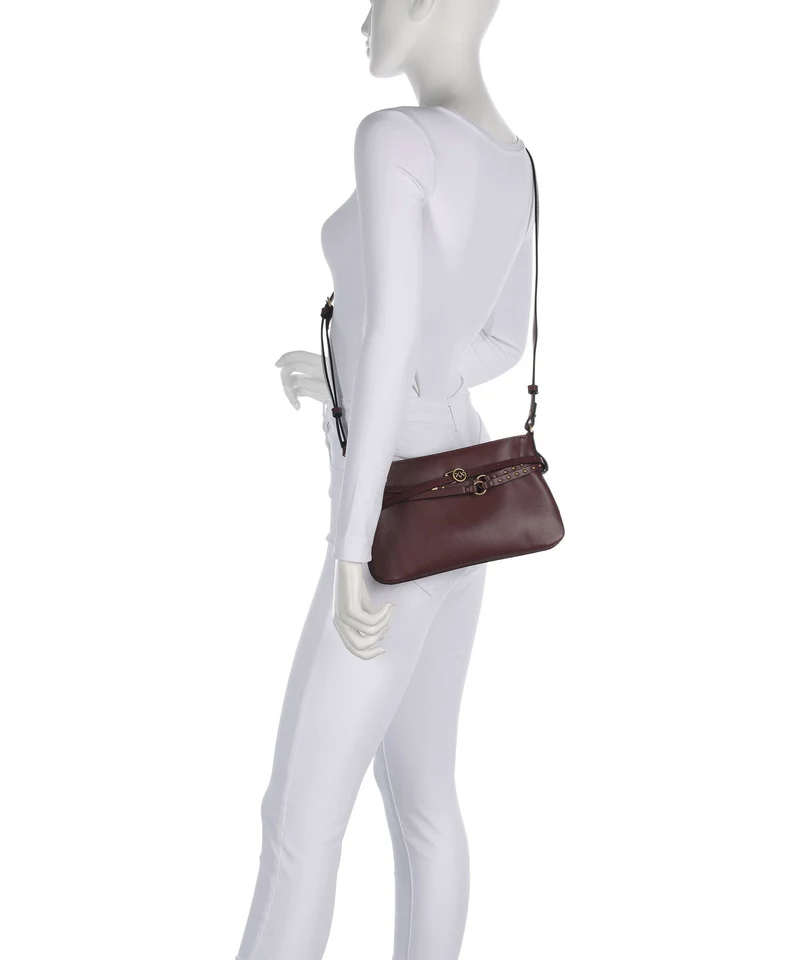 Pinko Belt Mini Sac porté épaule burgundy wine/antique gold