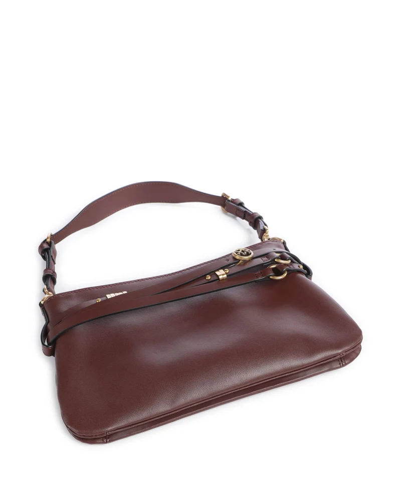 Pinko Belt Mini Sac porté épaule burgundy wine/antique gold