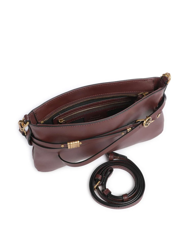 Pinko Belt Mini Sac porté épaule burgundy wine/antique gold