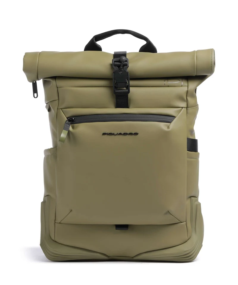 Piquadro Corner Special Sac à dos roll-top light green