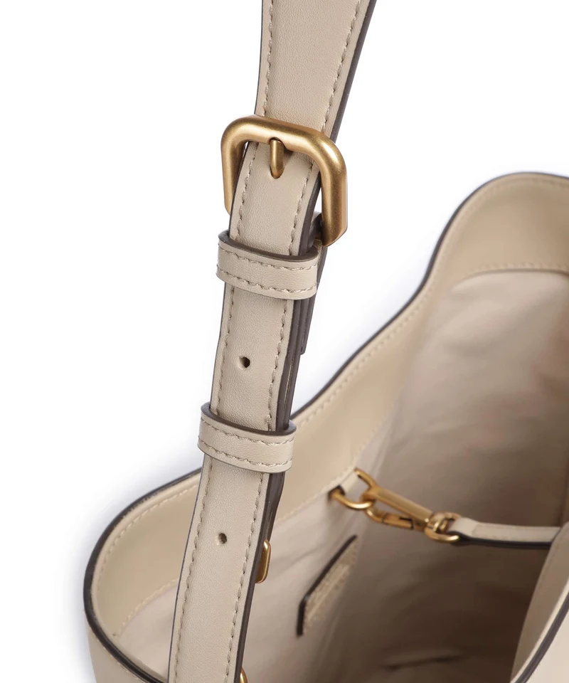 Pinko Belt Classic Sac seau beige/grigio fumo/antique gold