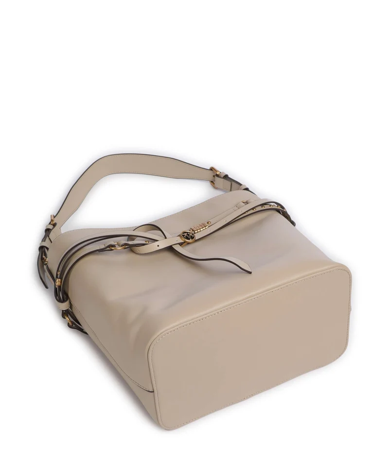 Pinko Belt Classic Sac seau beige/grigio fumo/antique gold