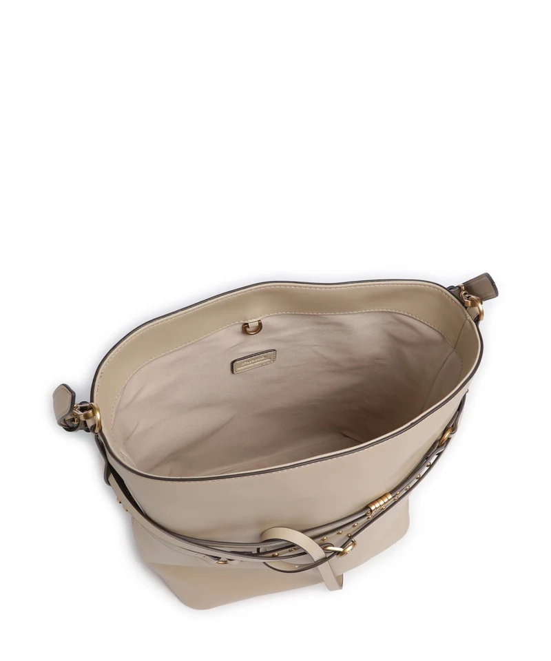 Pinko Belt Classic Sac seau beige/grigio fumo/antique gold