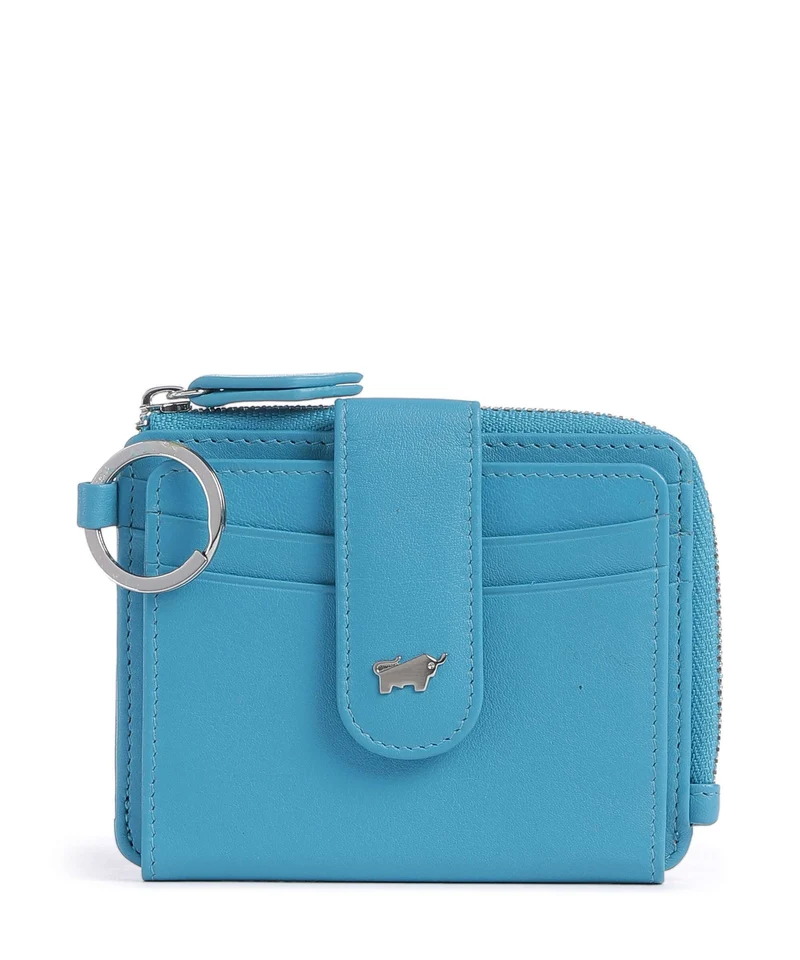 Braun Büffel Joy Étui à cartes crédit indigo blue