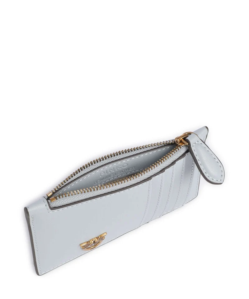Pinko Airone Étui à cartes crédit azzurro celeste/antique gold