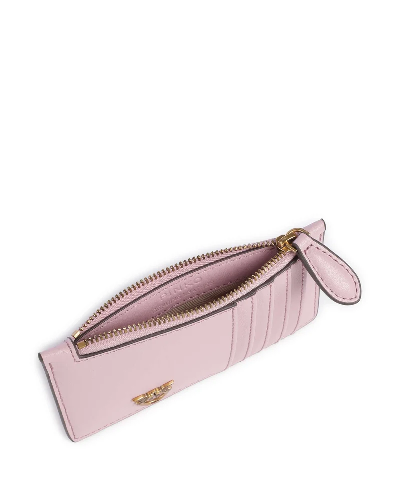 Pinko Airone Étui à cartes crédit rosa chiaro/antique gold