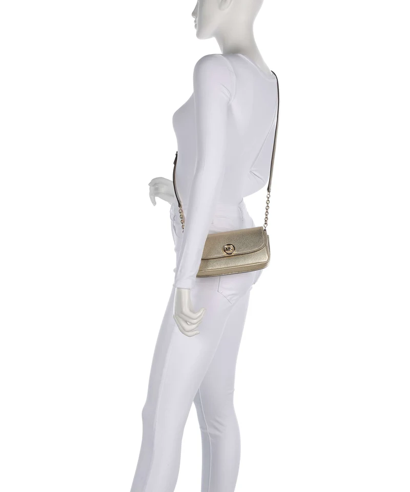 Michael Kors Nolita Small Sac bandoulière pale gold