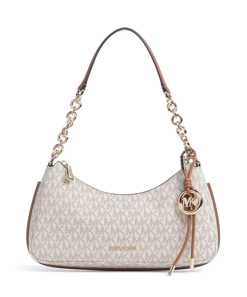Michael Kors Nolita Medium Sac porté épaule vanilla/acrn