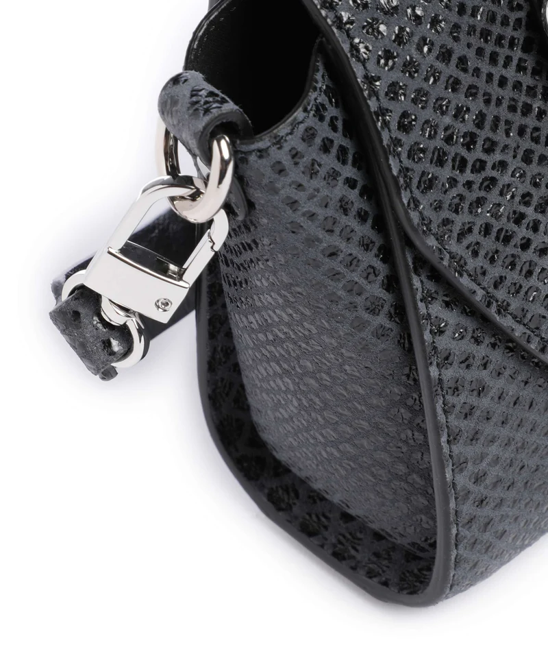 Vivienne Westwood Kimmy Snake Effect Sac bandoulière dark grey