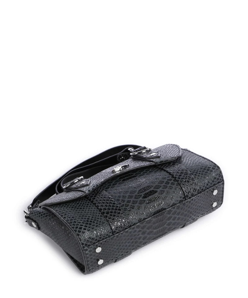 Vivienne Westwood Kimmy Snake Effect Sac bandoulière dark grey