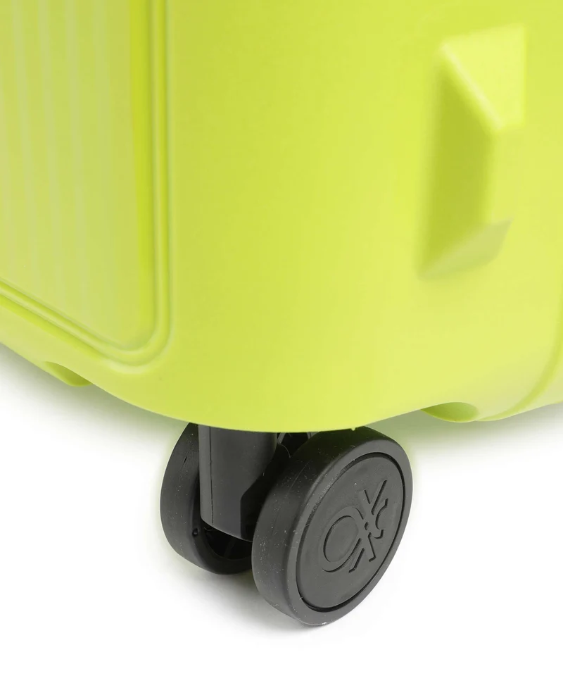 Delsey Paris x United Colors of Benetton CB Hard Valise 4 roues lime