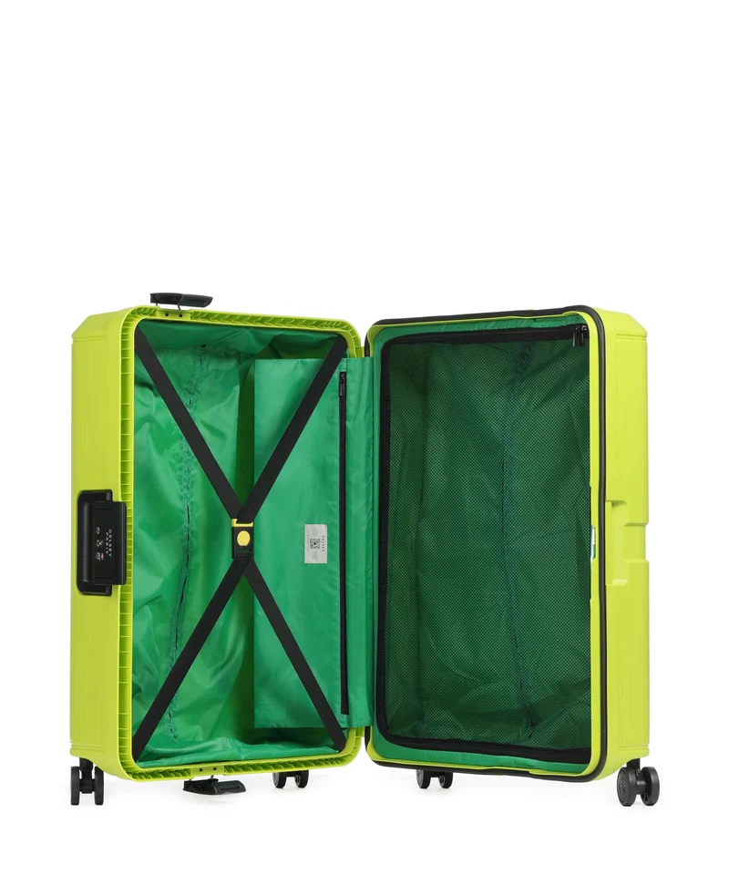 Delsey Paris x United Colors of Benetton CB Hard Valise 4 roues lime