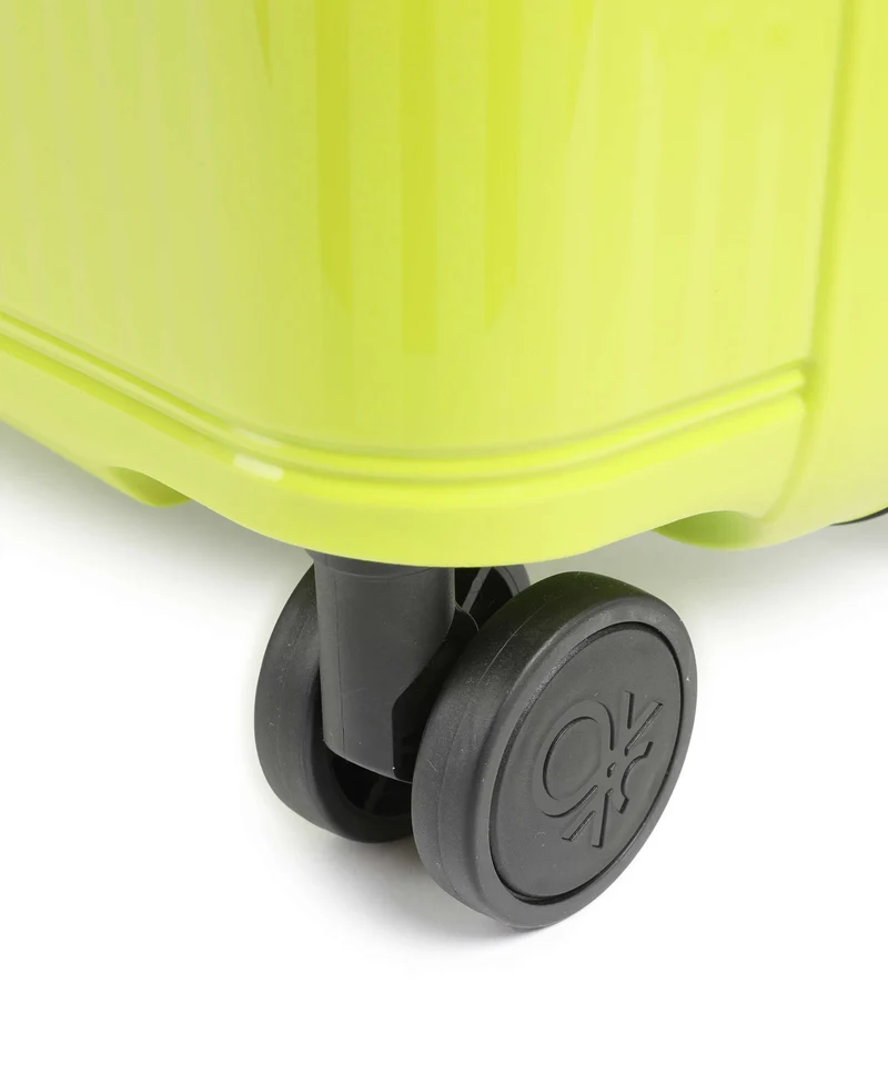 Delsey Paris x United Colors of Benetton CB Hard Valise 4 roues lime