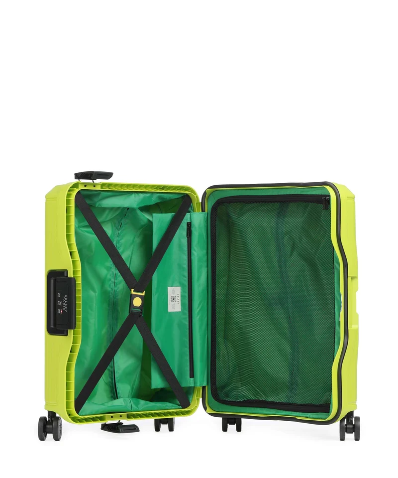Delsey Paris x United Colors of Benetton CB Hard Valise 4 roues lime