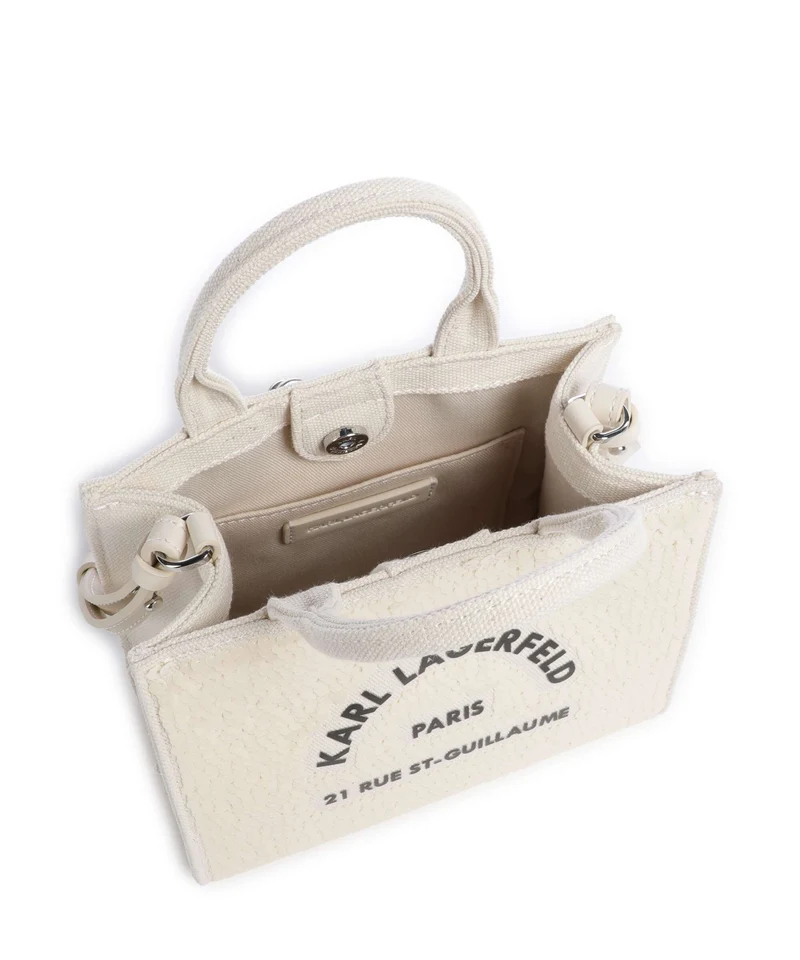 Karl Lagerfeld K/Rue St Guillaume Mini Sac bandoulière natural