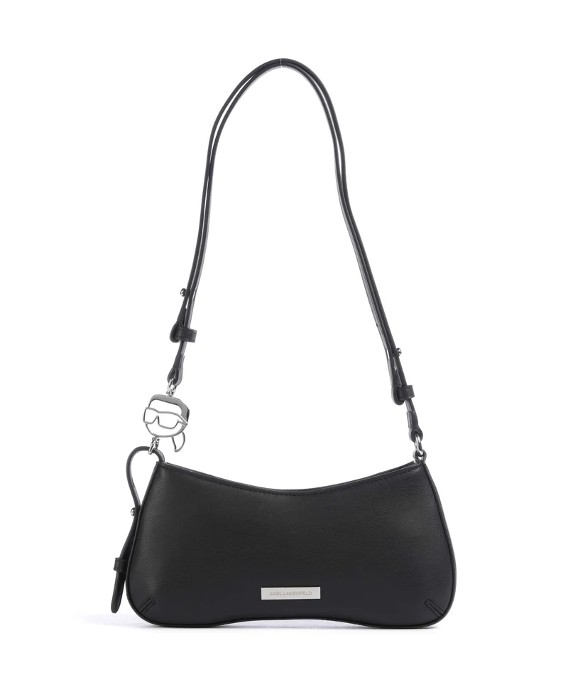 Karl Lagerfeld Ikon Smooth Sac porté épaule black