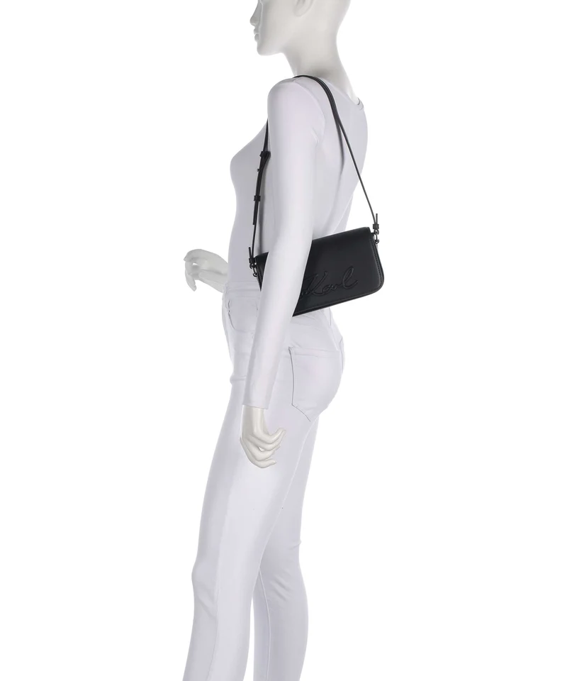Karl Lagerfeld K/Ville Small Sac porté épaule black/nickel