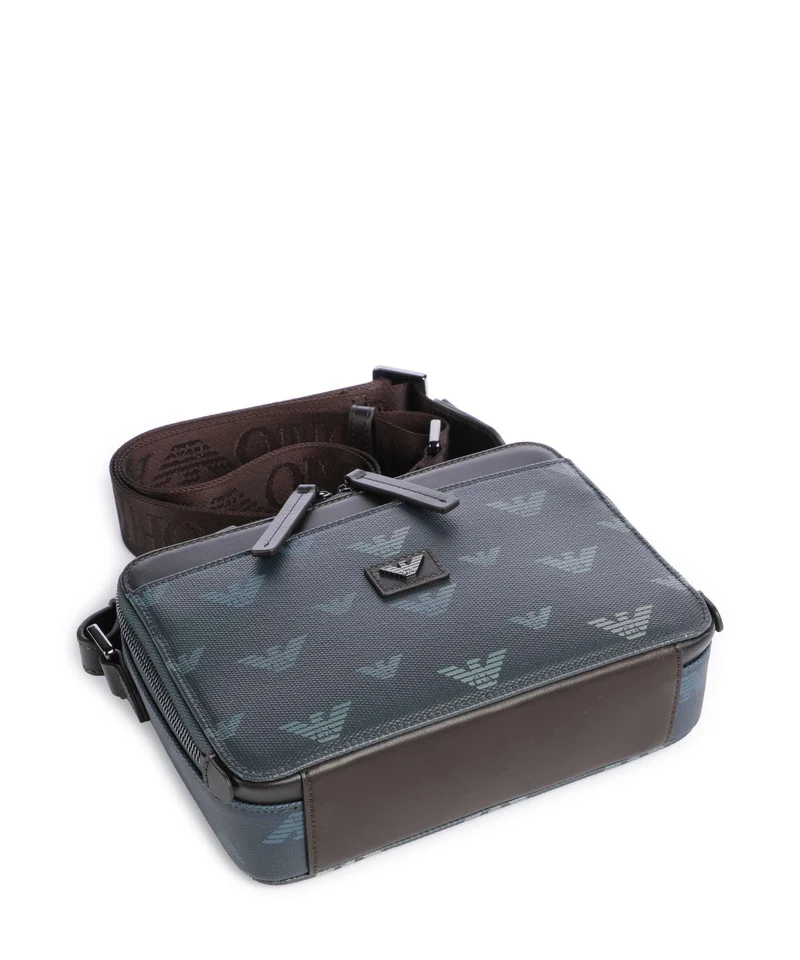 Emporio Armani Special Minorca Sac bandoulière blu/eagle all over