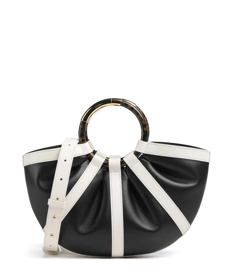 Coccinelle Shell Sac à main pearl/noir